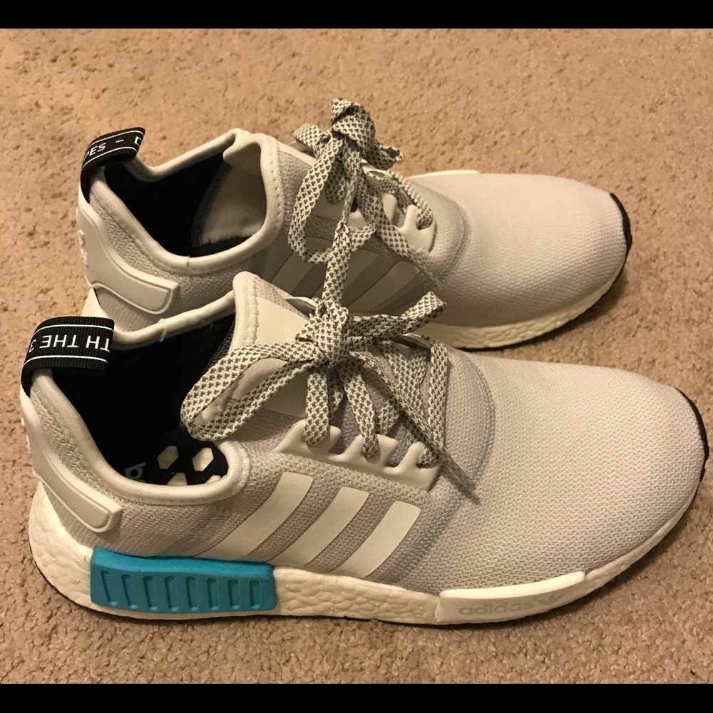 Adidas NMD R1 Bright Cyan Men’s Size 8
